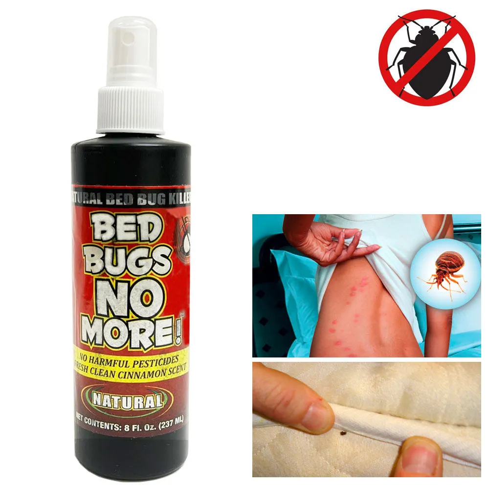 Bed Bugs No More Control Natural Killer 8oz Pump Spray Bedbug Insect Pillow New