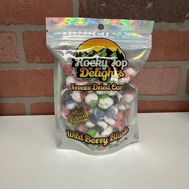 Candy - Sour Wild Berry Blasts - Freeze Dried Candy