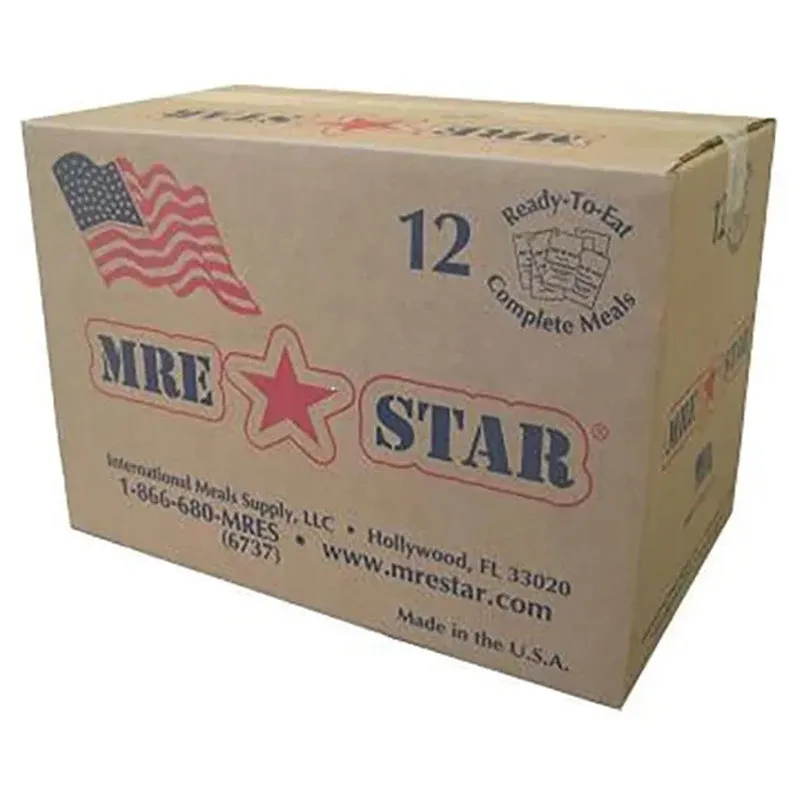 Case of 12  Standard with Ready to Eat Meal