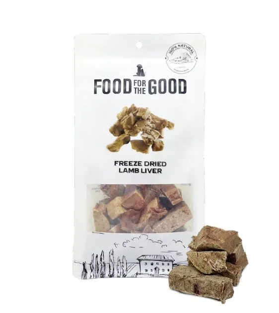 Food For The Good Freeze Dried Cat & Dog Treats (Lamb Liver)