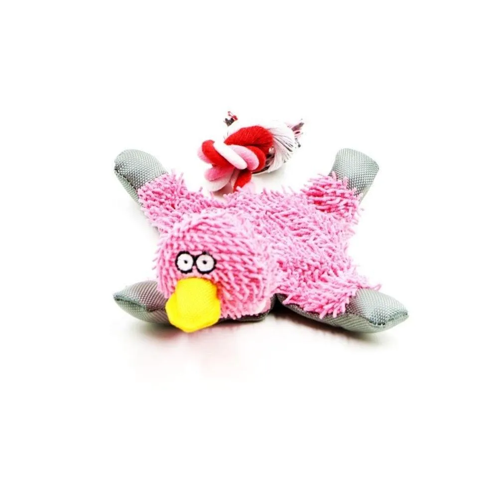 Funny Fluffy Duck Plush Dog's Toy