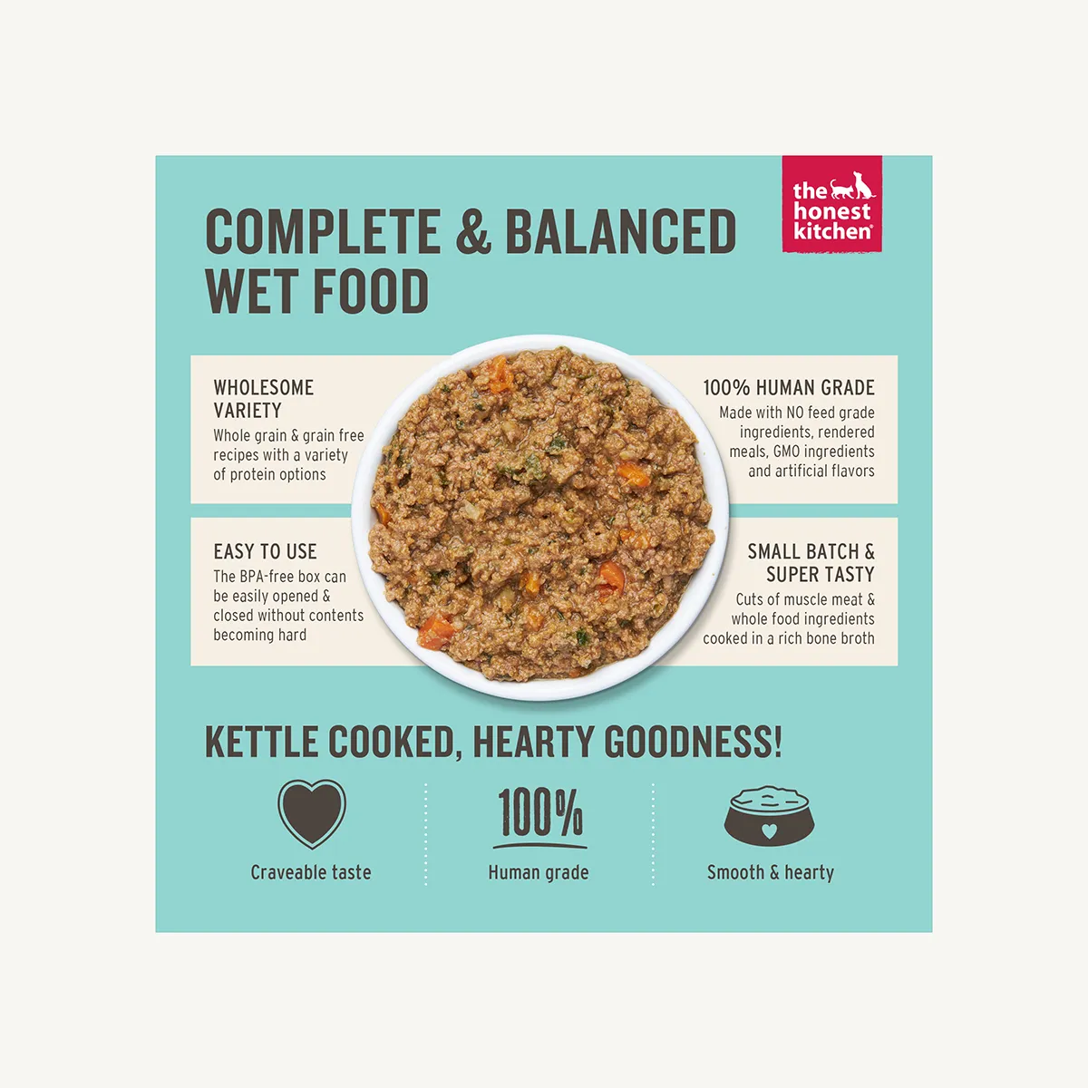 Honest Kitchen Butcher Block Pate for Dogs Turkey & Autumn Veggies  10.5oz