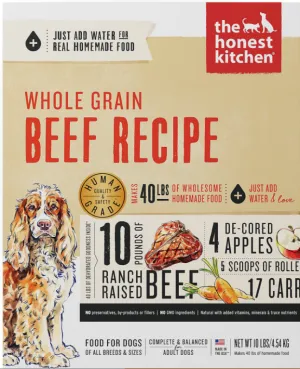 Honest Kitchen  Dehydrated Whole Grain Beef Recipe (Verve)