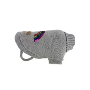 Huskimo Rainbow Grey Jumper