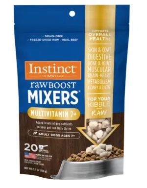 Instinct Dog RawBoost Mixers  7  SENIOR MULTIVITAMIN (5.5oz/156g)