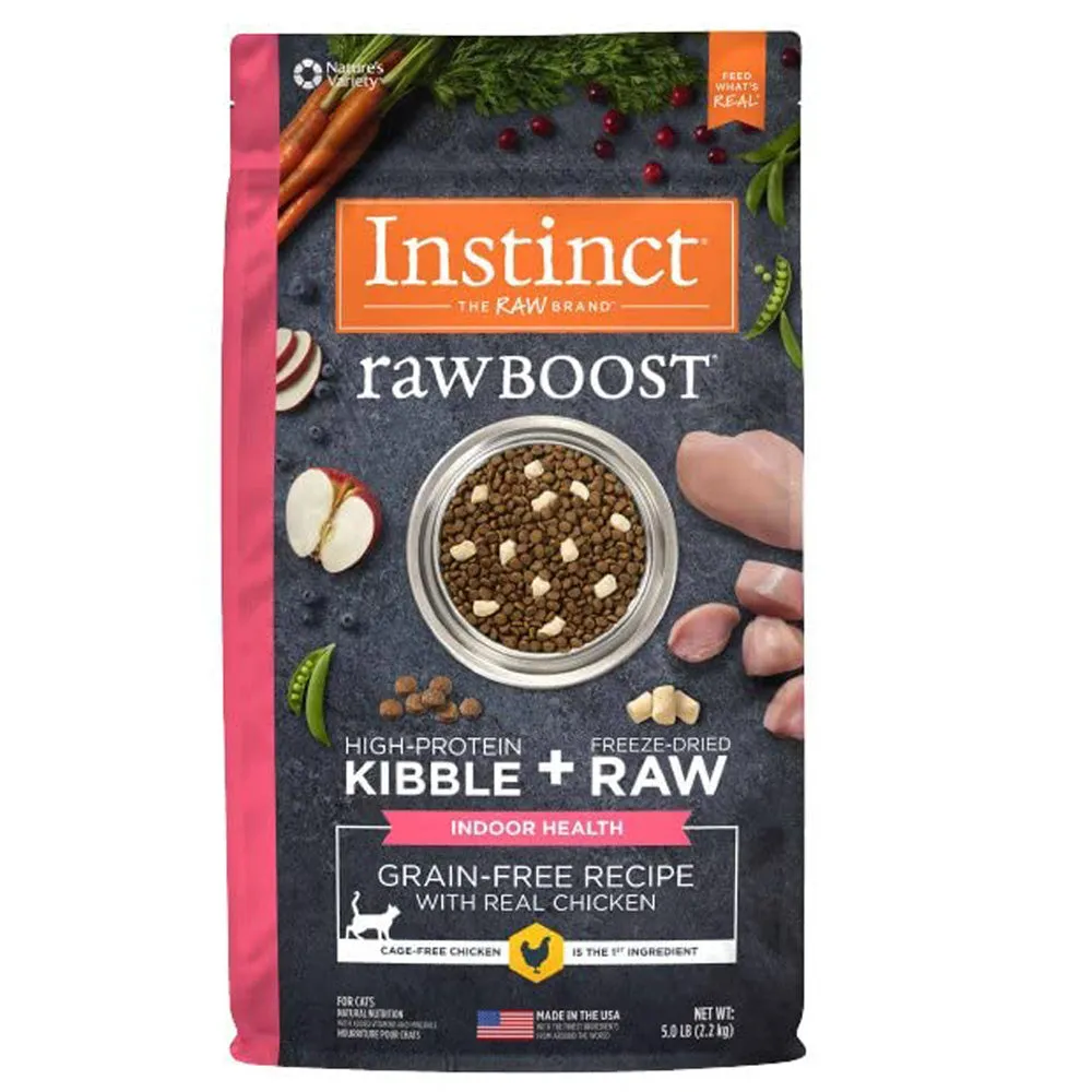 Instinct Raw Boost Indoor Chicken Cat Food 5.1lb