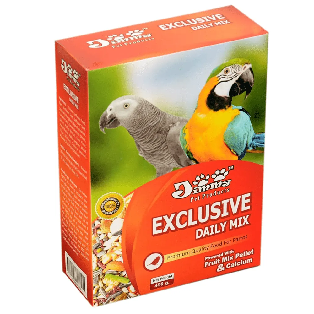 JiMMy Exclusive Daily Mix Parrot Food (Limited Shelf Life)