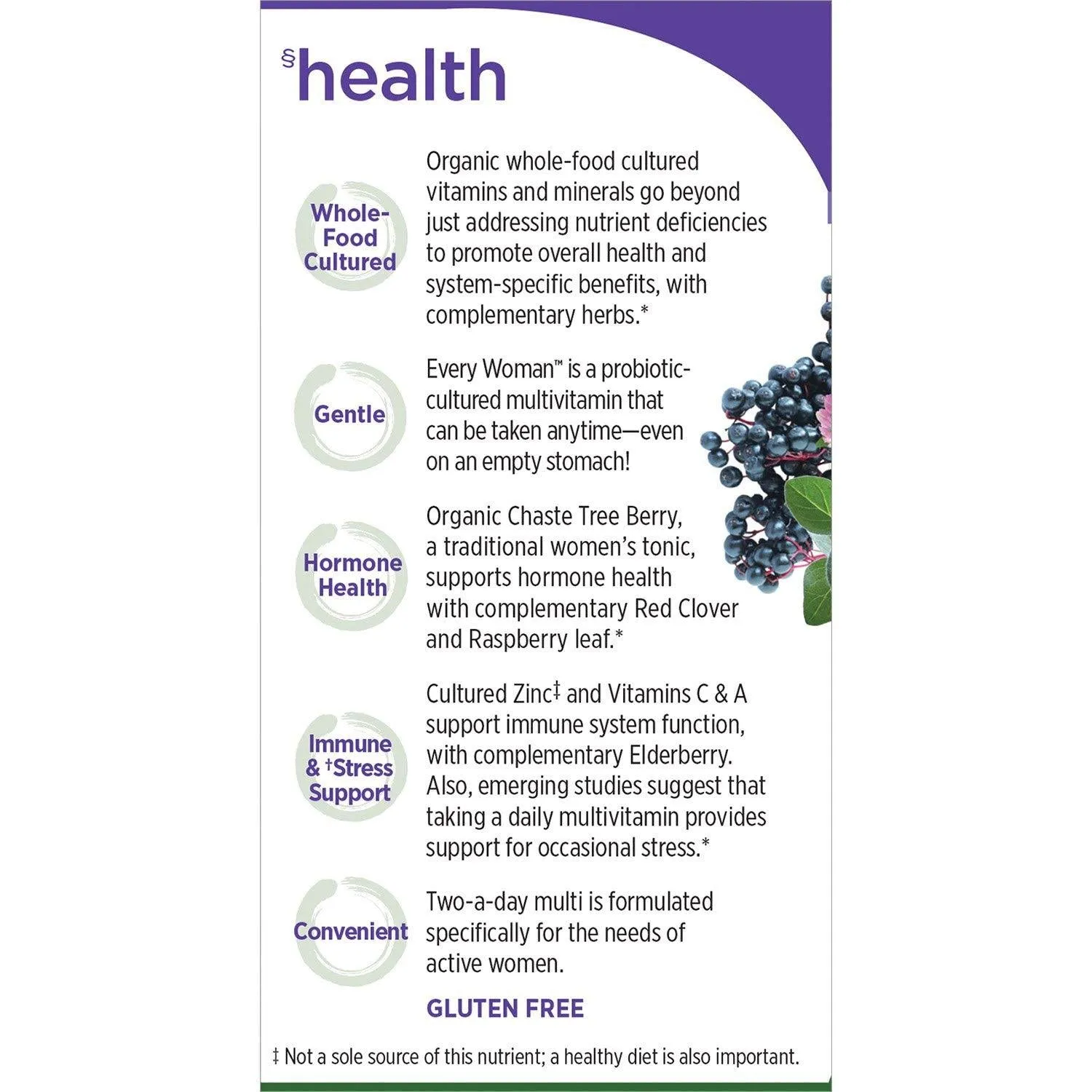 New Chapter Every Woman Multivitamin Fermented with Probiotics   Iron   Vitamin D3   B Vitamins   Organic Non-GMO Ingredients - 120 Count