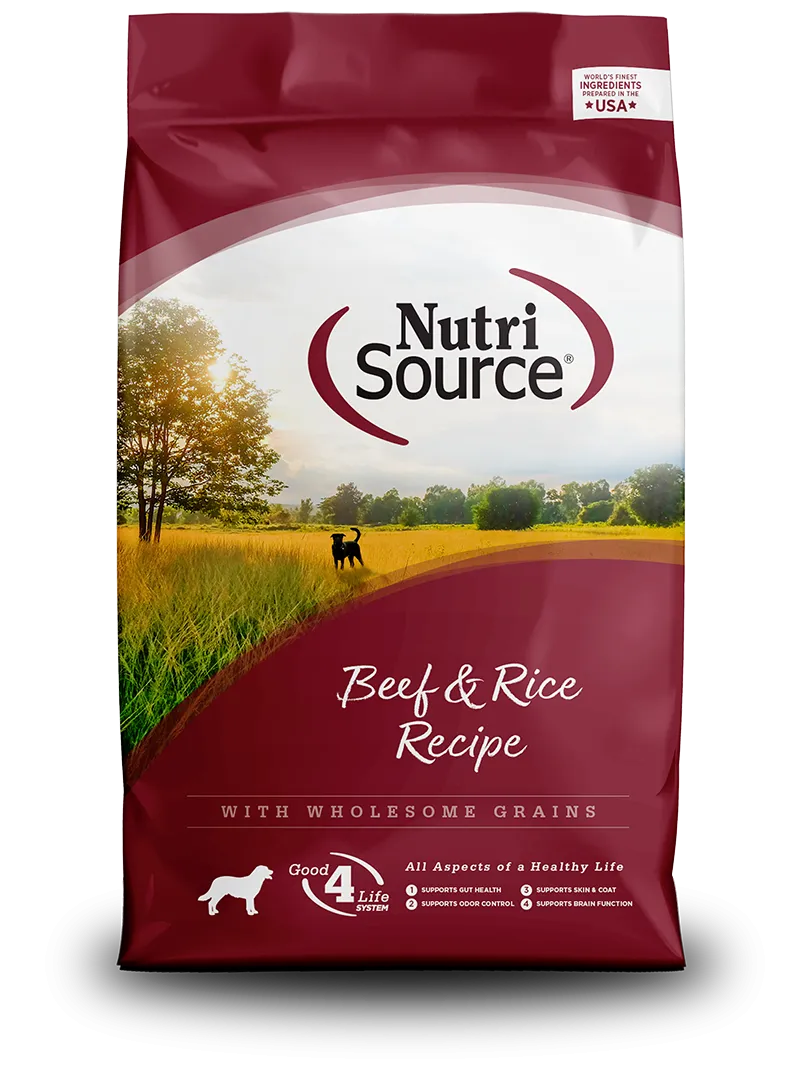 Nutrisource Beef & Rice Dry Dog Food