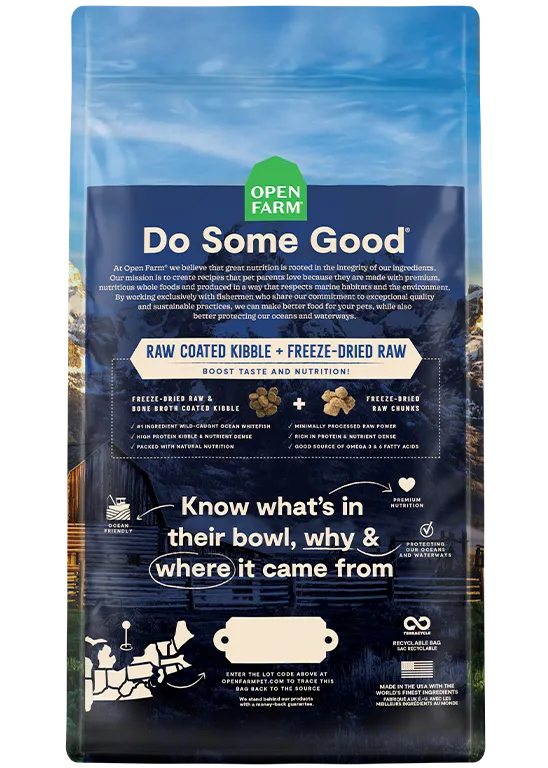 Open Farm RAWMIX Wild Ocean Grain Free Recipe for CATS