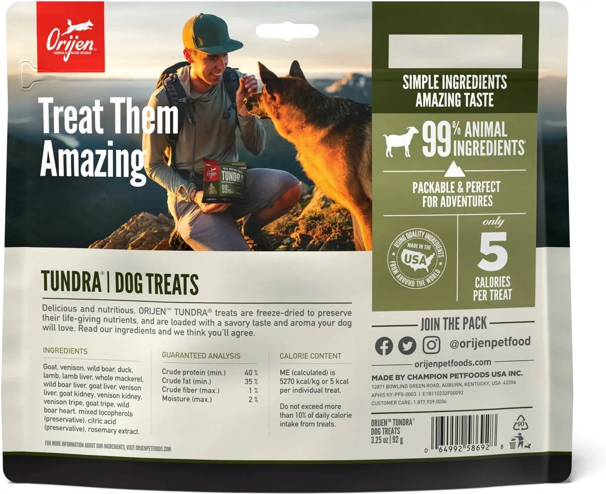 Orijen Tundra Freeze-Dried, Dog Treat