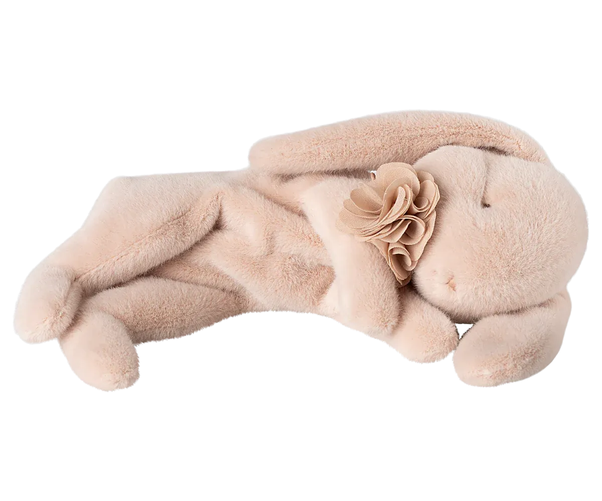 Sleeping Bunny Push, Small - Powder