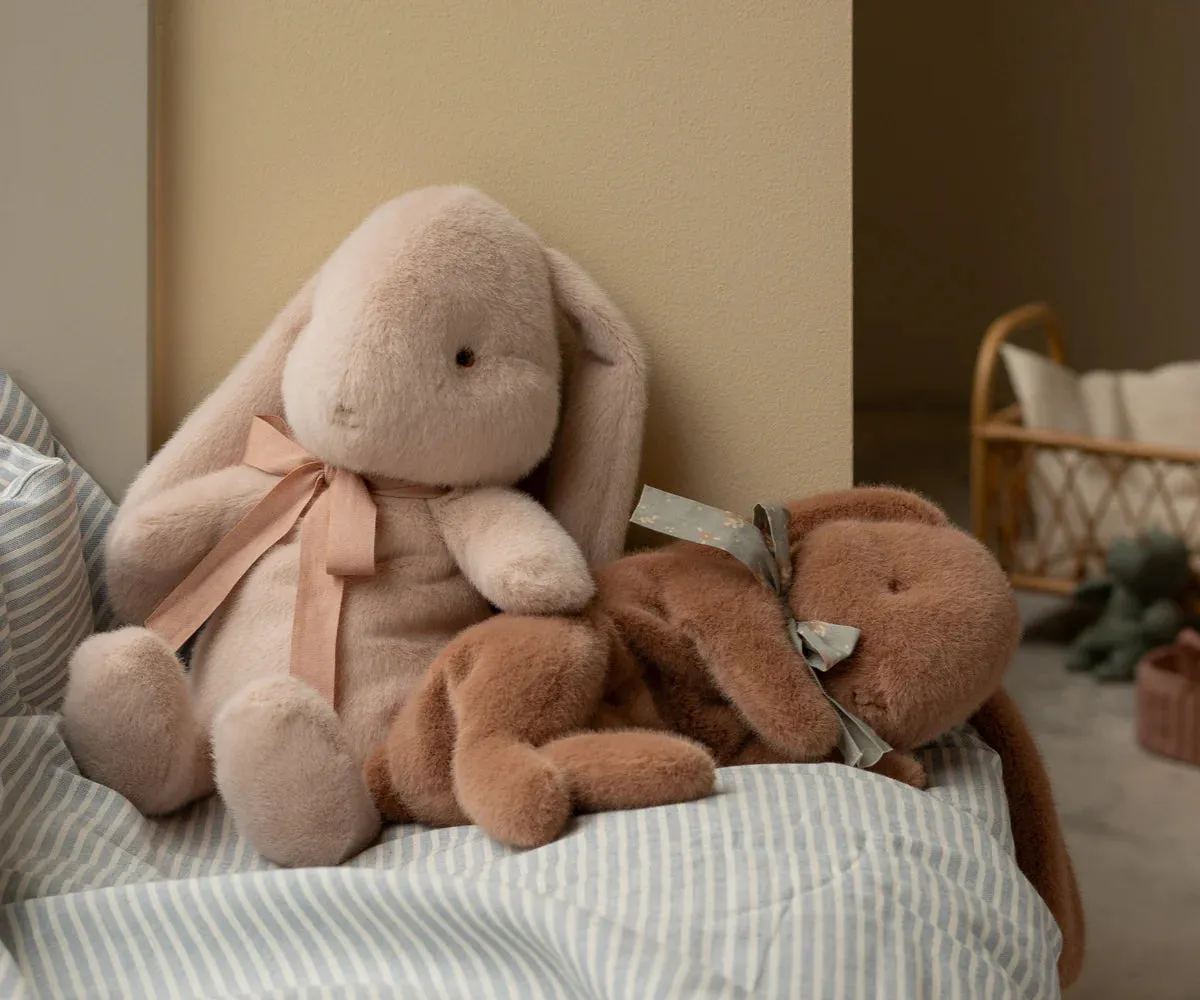 Sleeping Bunny Push, Small - Powder