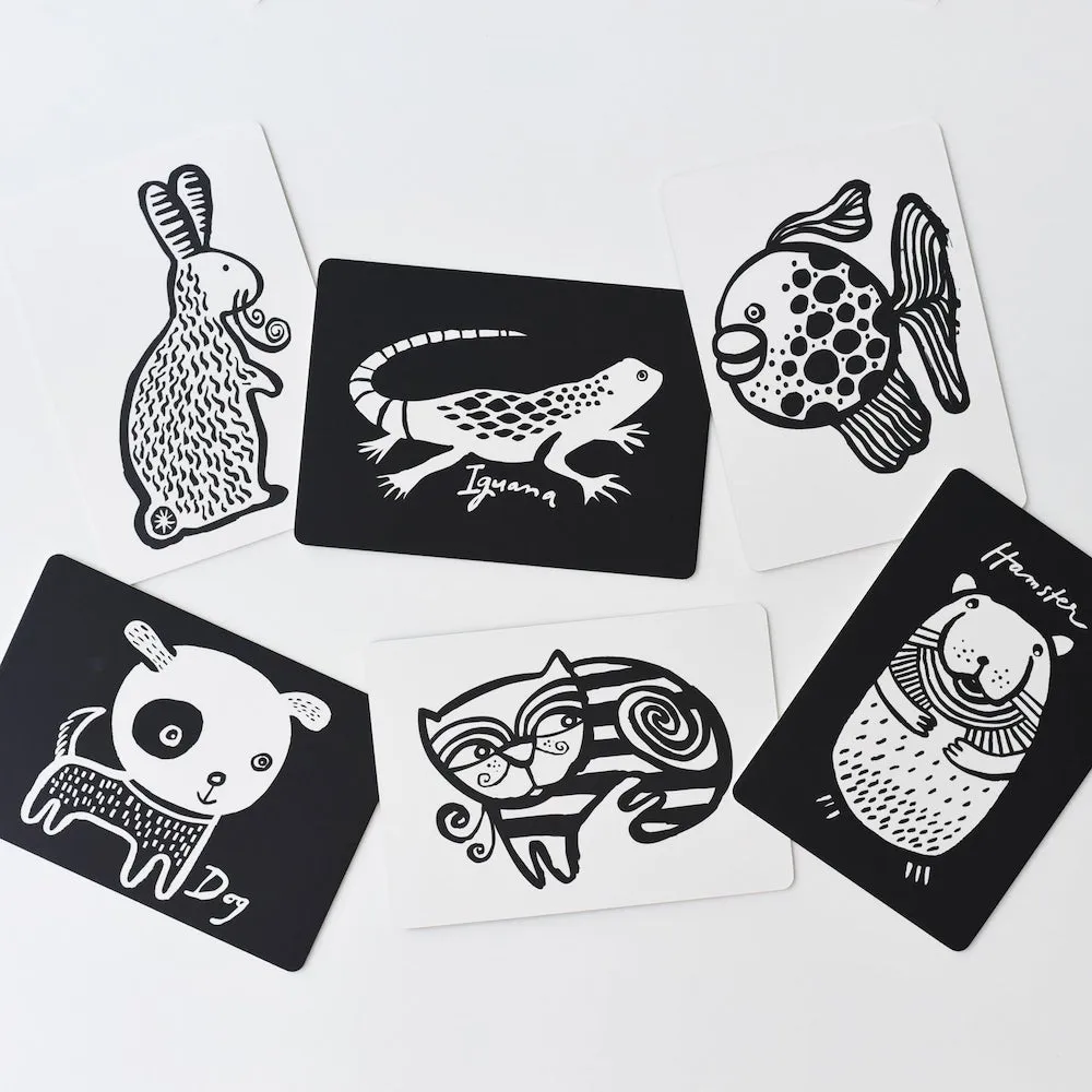 Wee Gallery Art Cards For Baby - Pets Collection